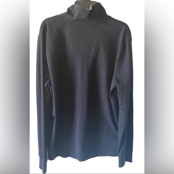 Nautica Black Long Sleeve Men’s 1/4 Zip Pullover Small - Picture 2 of 4